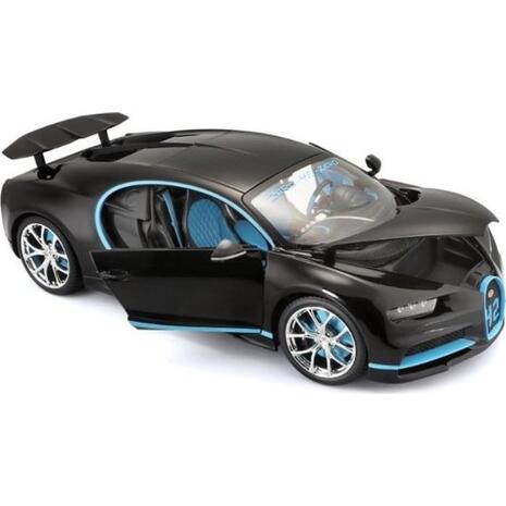 Αυτοκινητάκι μεταλλική μινιατούρα 1/18 Bburago plus, Bugatti Chiron BK Black (18/11040)