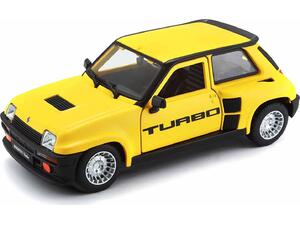 Αυτοκινητάκι μεταλλική μινιατούρα Bburago 1/24 Renault Turbo διάφορα χρώματα (18/21088