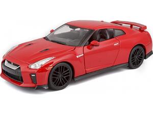 Αυτοκινητάκι μεταλλική μινιατούρα Bburago 1/24 Plus,Nissan GT-R Red (18/21082)