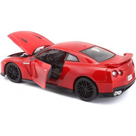 Αυτοκινητάκι μεταλλική μινιατούρα Bburago 1/24 Plus,Nissan GT-R Red (18/21082)