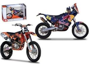 Μηχανή μεταλλική μινιατούρα Bburago 1:18 Red Bull KTM Motorcycle διάφορα σχέδια (18/51073)