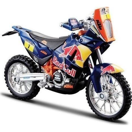 Μηχανή μεταλλική μινιατούρα Bburago 1:18 Red Bull KTM Motorcycle διάφορα σχέδια (18/51073)