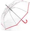 Ομπρέλα βροχής γυναικεία αυτόματη Long Transparent διάφορα χρώματα