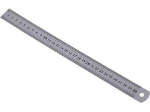 Χάρακας μεταλλικός 30 cm (0.18.031)
