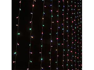 100 Χριστουγεννιάτικα Λαμπάκια LED XMASfest πολύχρωμα 0.9m x 80cm τύπου Κουρτίνα δεν περιέχεται ο μετασχηματιστής (93-2575)