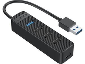 USB Hub ORICO TWU32-4A, 1x USB Type-C, 4x USB ports, μαύρο