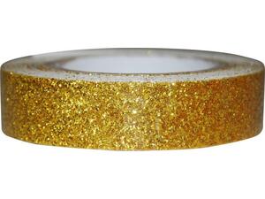 Αυτοκόλλητη ταινία glitter 1,5εκ., 2 μέτρα χρυσή (27774-18)