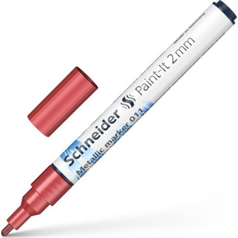 Μαρκαδόρος SCHNEIDER Metallic Paint-It 011 2mm Red Metallic