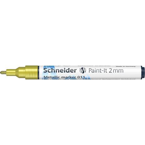 Μαρκαδόρος SCHNEIDER Metallic Paint-It 011 2mm Yellow Metallic