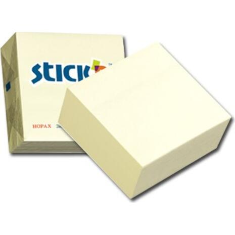 Αυτοκόλλητα χαρτάκια σημειώσεων STICK NOTES 76Χ76mm 400 φύλλων (Κίτρινο)