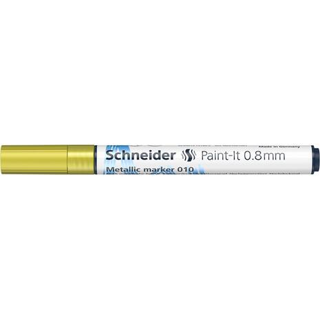 Μαρκαδόρος SCHNEIDER Metallic Paint-It 010 0.8mm Yellow Metallic (194ML01001063)