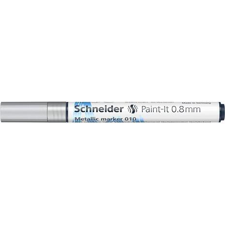 Μαρκαδόρος SCHNEIDER Metallic Paint-It 010 0.8mm Silver Metallic (194ML01001007)