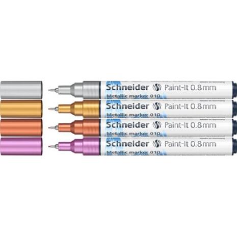 Μαρκαδόρος SCHNEIDER Metallic Paint-It 010 0.8mm διάφορα χρώματα