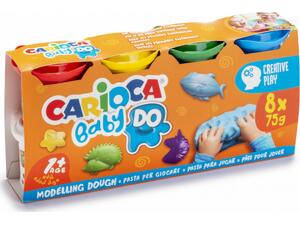 Πλαστοζυμαράκια Carioca Baby Do 8 τεμάχια 75gr 43180 (Διάφορα χρώματα)