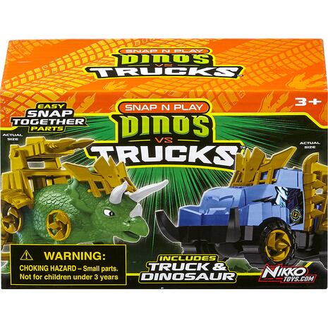 Όχημα NIKKO Road Rippers Snap 'n Play Dinos vs Trucks διάφορα σχέδια (36/20070)