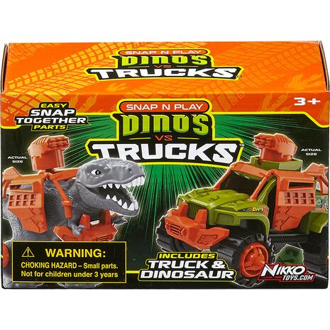 Όχημα NIKKO Road Rippers Snap 'n Play Dinos vs Trucks διάφορα σχέδια (36/20070)
