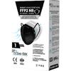 Μάσκα υψηλής προστασίας Proactive-tex FFP2 N95 μαύρη (1 τεμάχιο)