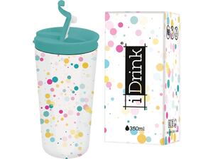 Kούπα θερμός i drink ID0221 travel mug από ανοξείδωτο ατσάλι 350ml bubble