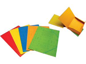 Φάκελος με λάστιχο GROOVY τύπου πρεσπάν 26x35cm διάφορα χρώματα