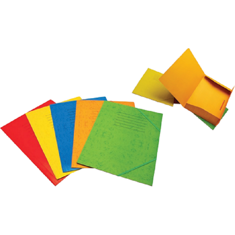 Φάκελος με λάστιχο GROOVY τύπου πρεσπάν 26x35cm διάφορα χρώματα