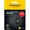 Κάρτα Μνήμης Intenso 256GB Micro SD - UHS-I - PREMIUM