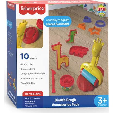 Καμηλοπάρδαλη σετ πλαστελίνης Fisher Price με αξεσουάρ (862-80440)