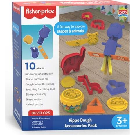 Ιπποπόταμος σετ πλαστελίνης Fisher Price με αξεσουάρ (862-80420)