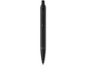 Στυλό PARKER IM Monochrome (core metal black) BT Achromatic Black Ballpen μαύρη γραφή