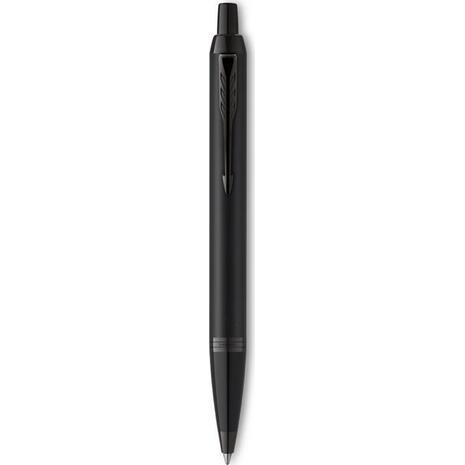 Στυλό PARKER IM Monochrome (core metal black) BT Achromatic Black Ballpen μαύρη γραφή