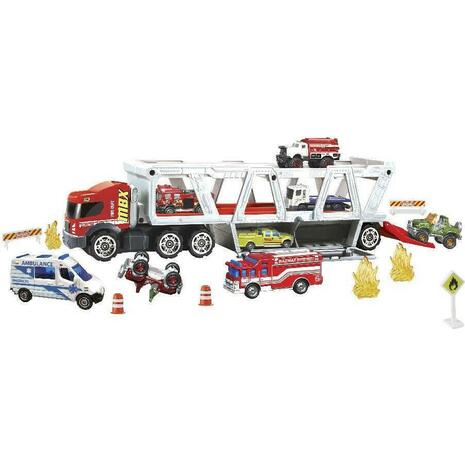 Σετ Φορτηγό Matchbox Transporter Fire Truck (GWM23)