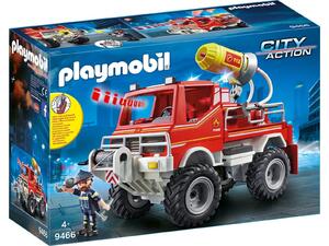 Playmobil Όχημα πυροσβεστικής με τροχαλία ρυμούλκησης (9466)