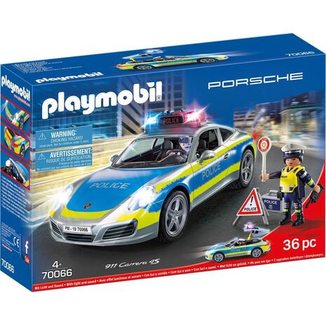 Playmobil Porche 911 Carrera 4S αστυνομικό όχημα 36 τεμάχια (70066)