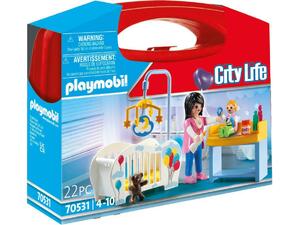 Playmobil City Life Βαλιτσάκι Βρεφικό Δωμάτιο 70531