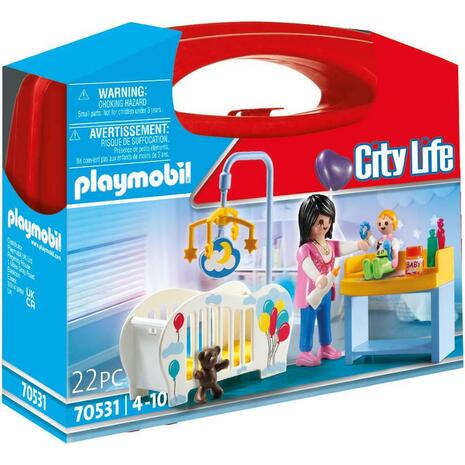 Playmobil City Life Βαλιτσάκι Βρεφικό Δωμάτιο 70531
