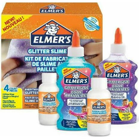 Elmers Glitter Slime Kit (συσκευασία 4 τεμαχίων)