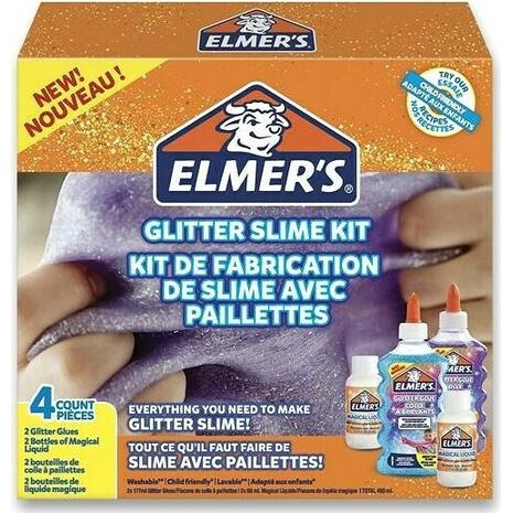 Elmers Glitter Slime Kit (συσκευασία 4 τεμαχίων)