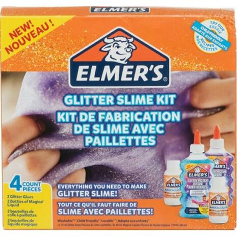 Elmers Glitter Slime Kit (συσκευασία 4 τεμαχίων)