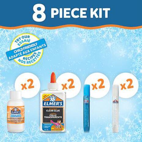 Elmers Frosty Slime Kit (συσκευασία 8 τεμαχίων)