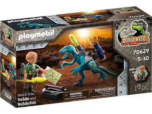 Playmobil Dino Rise Δεινόνυχος με τον Θείο Rob (70629)