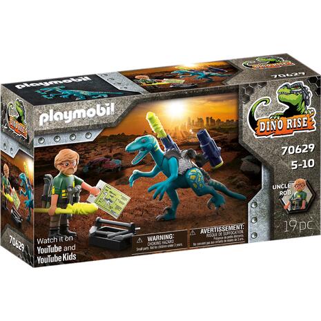 Playmobil Dino Rise Δεινόνυχος με τον Θείο Rob (70629)
