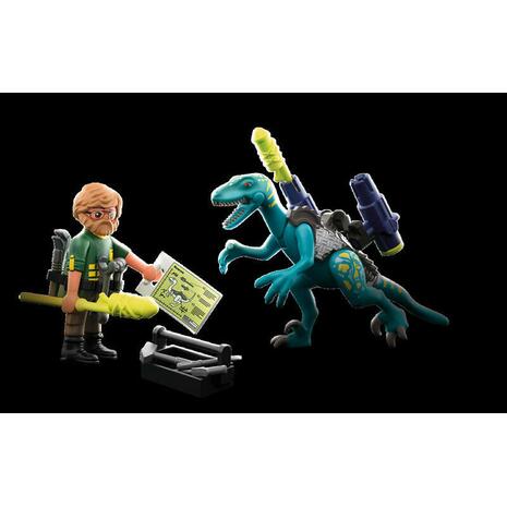 Playmobil Dino Rise Δεινόνυχος με τον Θείο Rob (70629)