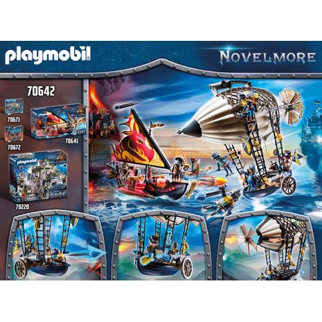 Playmobil Novelmore Ζέπελιν του Novelmore (70642)