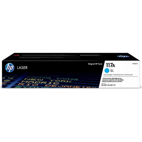 Toner εκτυπωτή HP W2071A Cyan 700pages 117A Laser 150/MFP178/MFP179 (Cyan)