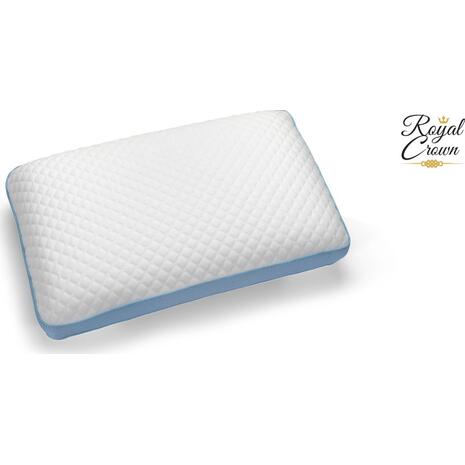 Μαξιλάρι ύπνου Royal Crown Memory Foam με μέτρια αίσθηση | entos 65x40x15cm