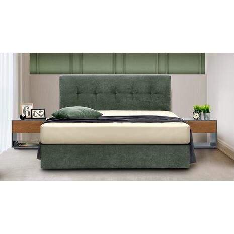 Κρεβάτι Virgin | Entos 120x210x105cm χρώματος MALMO 95 Δέχεται στρώμα 120x200cm