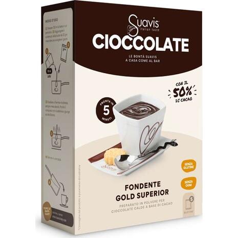 Ζεστή Σοκολάτα Μαύρη Gold Superior | Suavis 160 g (5 X 32 g)