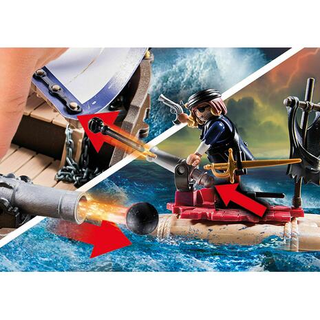 Playmobil Pirates Πλοιάριο Λιμενοφυλάκων (70412)