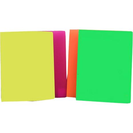 Κλασέρ γραφείου P.P με 2 κρίκους 23x32x2.3cm φωσφοριζέ διάφορα χρώματα