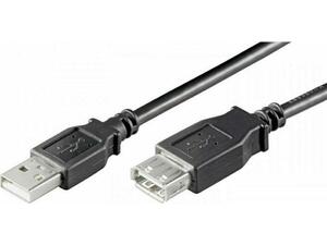 Καλώδιο USB MediaRange 2.0 Extension AM/AF 5m Black (MRCS108)