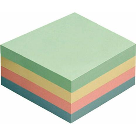 Αυτοκόλλητα χαρτάκια σημειώσεων Info 75x75mm pastel χρώματα 400 φύλλα (5820-98) (Διάφορα χρώματα)